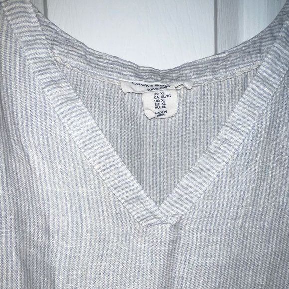 Blue & White Stripe Dress - Picture 4 of 5